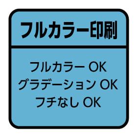 フルカラーUV印刷の場合