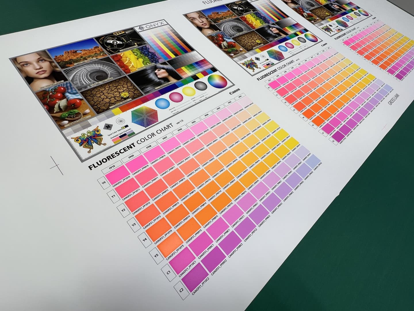 蛍光色プリントイメージ